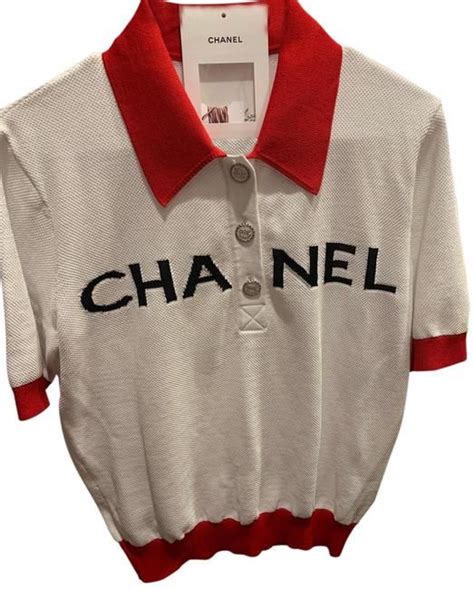 chanel polo|Chanel blouses.